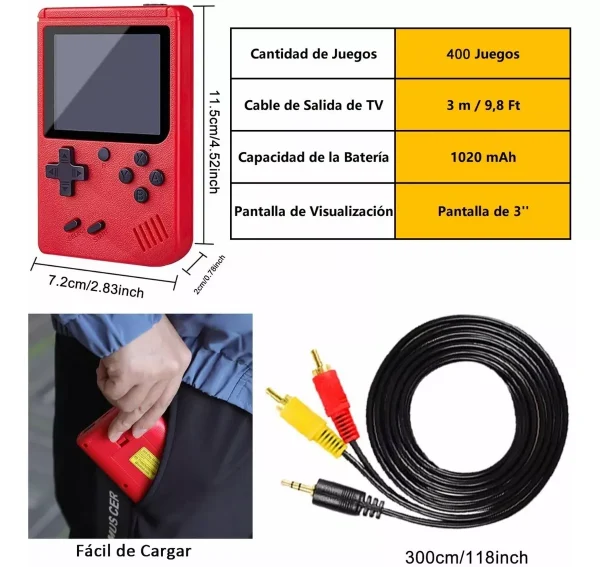 Consola de Juegos Sub 400 con control