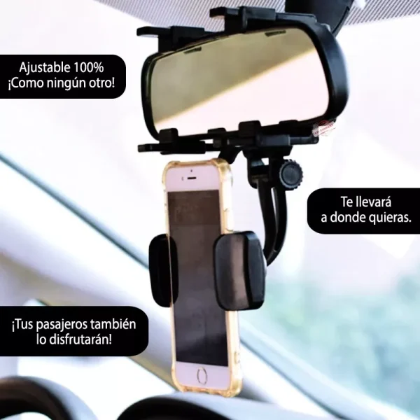 Soporte Base Retrovisor para Teléfono