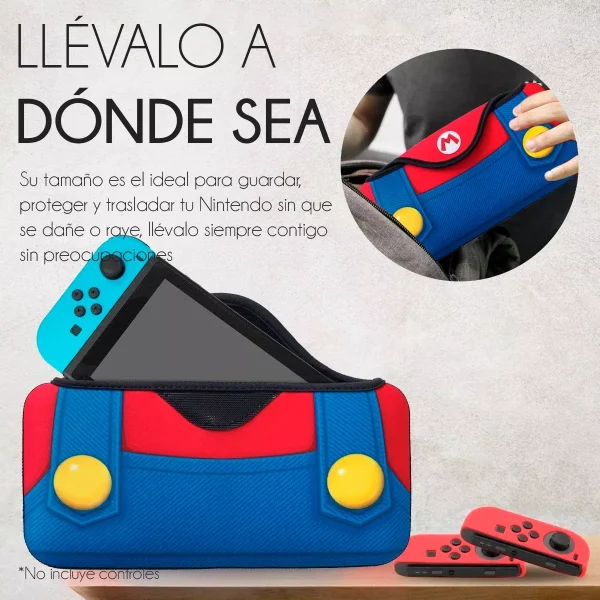 Funda Estuche Para Nintendo Switch Mario Bros