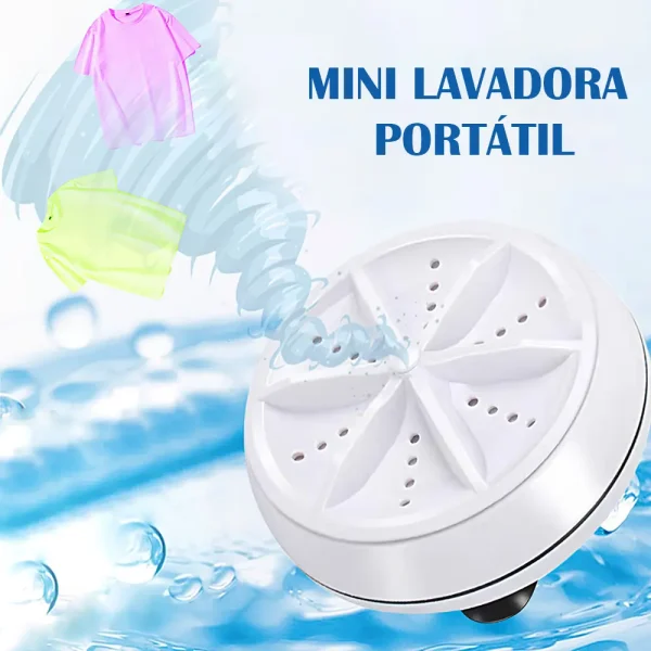 Mini Lavadora Turbine Wash - Portatil USB