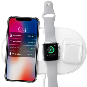 Cargador 3 en 1, Compatible con iOS