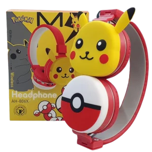 Audífonos Diadema Pikachu  Pokemon Bluetooth