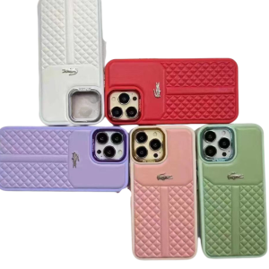 Fundas Para Iphone Tipo Lacoste (Pack 5)