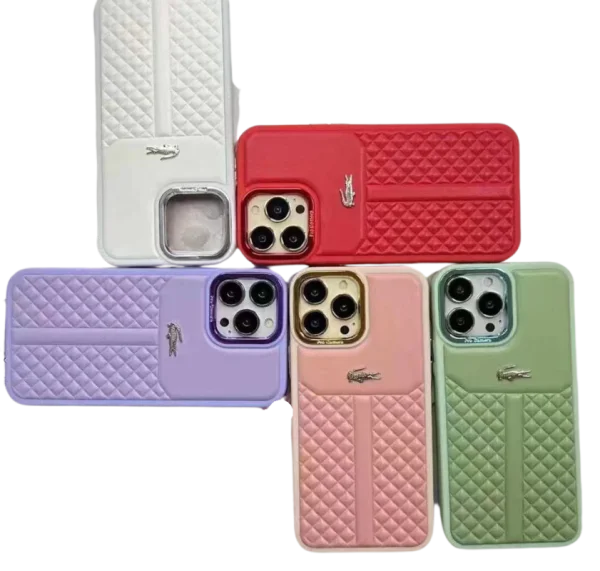 Fundas Para Iphone Tipo Lacoste (Pack 5)