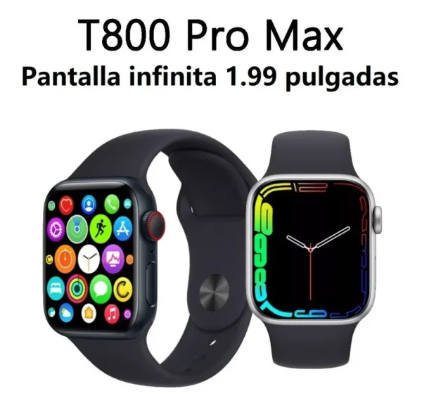 Reloj Smartwatch T800 Pro - Notificaciones - Salud