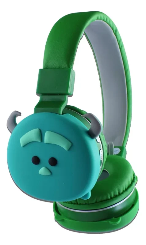 Audífonos Diadema Monster Inc, Inalambrico bluetooth, Regalo perfecto para niños y niñas